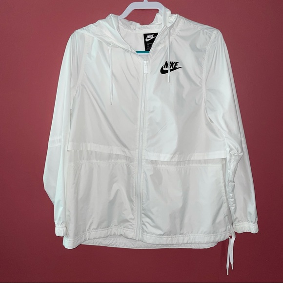 Nike Jackets & Blazers - Nike White Windbreaker